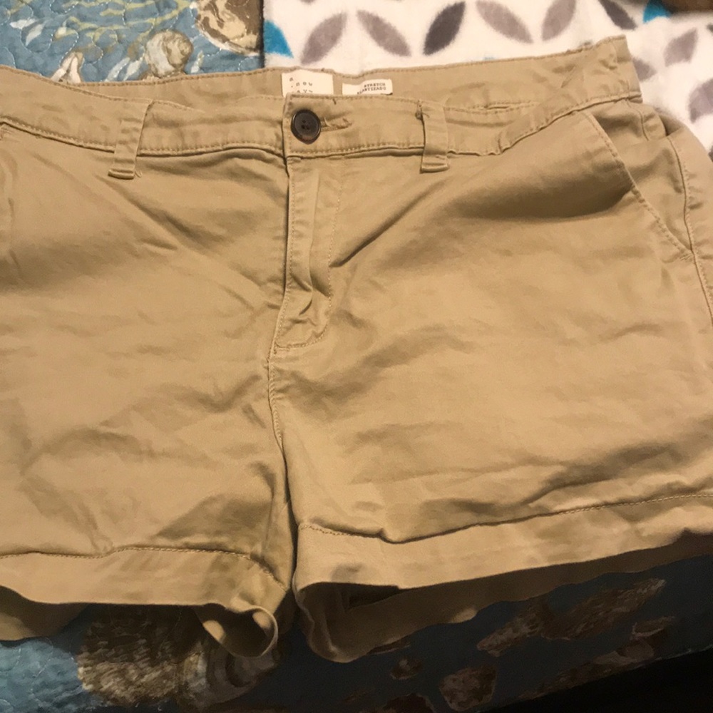 Khaki shorts size 10 worn once